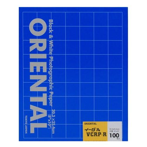 オリエンタル ORIENTAL 白黒印画紙 イーグル VCRP-R 8x10 100枚入 六切　20.3×25.4cm　1163