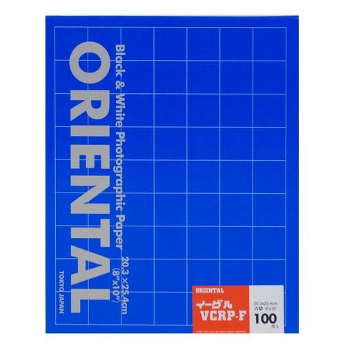 オリエンタル ORIENTAL 白黒印画紙 イーグルVCRP-F 8x10 100枚入 六切　20.3×25.4cm　1103