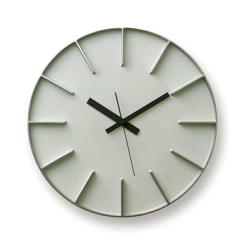 レムノス 掛け時計 エッジクロック Edge Clock AZ-0115 AL / アルミニウム 連続秒針 静音 ウォールクロック シンプル リビング ダイニング 寝室 高級時計（楽天・モノスマイレンセレクト）