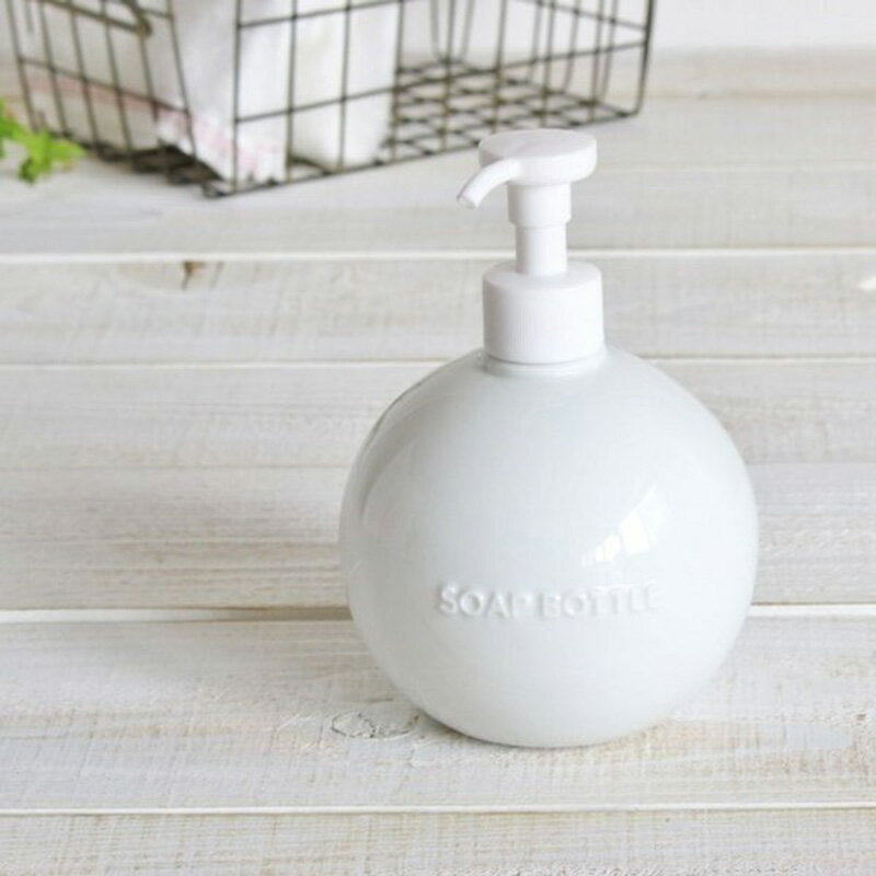 LOLO ロロ グローブソープボトル ハンドソープ 詰め替え用ボトル 容器 ソープディスペンサー ホワイト ..