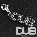 送料無料 DUB ロゴチャーム メンズ レディース ジュエリー シルバー アクセサリー メンズ レディース ダブジュエリー CanCam Scawaii JJ Safiri サファリ 雑誌 掲載 ブランド