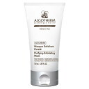 【商品名】 ALGOTHERM アルゴテルム マスク エクスフォリアン ピュルテ 【内容量】 150ml 【商品説明】 皮脂の吸着&スクラブの2in1アイテム。 過剰に分泌された皮脂をグリーンクレイとホワイトクレイが吸着、更にスクラブ粒子の作用によりお肌の不要な角質を取り除きます。 毛穴の開きの気になるオイリースキンやコンビネーションスキンのお肌をひきしめ、キメの整ったクリーンな素肌へ導きます。 【使用方法】 ・パックとして：クレンジング、整肌後のお肌に目元と口元を避けてお肌が隠れる程度の厚みに塗布します。 その後、約10分間放置をした後、ぬるま湯で洗い流すか濡らしたコットンで拭き取ります。 週2～3回お使いください。 ・スクラブとして：お肌に適量を塗布しやさしく円を描くように粒子を転がし、ぬるま湯で洗い流すか濡らしたコットンで拭き取ります。 【全成分】 水、モンモリロナイト、アンズ種子、カオリン、セテアリルアルコール、グリセリン、オレイン酸デシル、セタノール、セテアリルグルコシド、パンテノール、PCA亜鉛、カプリロイルグリシン、酢酸トコフェロール、エチルヘキシルグリセリン、海塩、トロメタミン、キサンタンガム、香料、アルゲエキス、ウンデシレノイルグリシン、乳酸、アルギニン、安息香酸Na、ソルビン酸K、トコフェロール、シリカ、クエン酸水添パーム油脂肪酸グリセリズ *当店の商品はすべて正規品ですので、ご安心してお買い求めください。 *予告なくパッケージ等がリニューアルする場合がございます。ご不安な場合は必ずお問い合わせください。 ・メーカー名：アルゴテルム ・製造国：フランス製 ・商品区分：化粧品 ・広告文責：健康．com　連絡先06-6585-9073