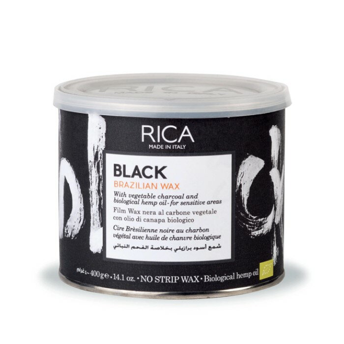 RICA リカ ブラジリアンワックス BLK（ブラック）400g【送料無料】