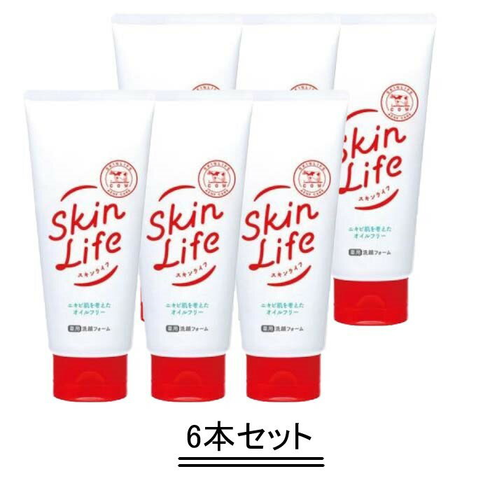 スキンライフ 薬用 洗顔 フォーム【130g×6本セット】【送料無料】