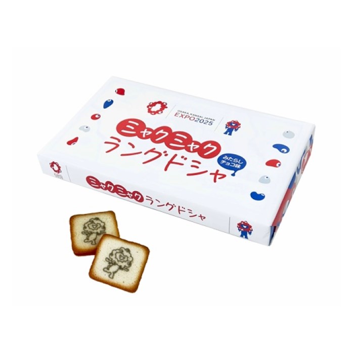 【Expo2025・大阪 関西万博】ミャクミャク ラングドシャ みたらしチョコ味 12枚入