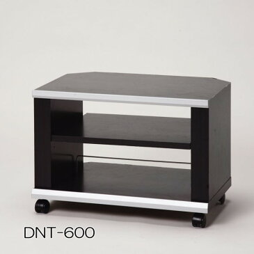 薄型コーナーTVラック 【単品販売】ブラック DNT-600