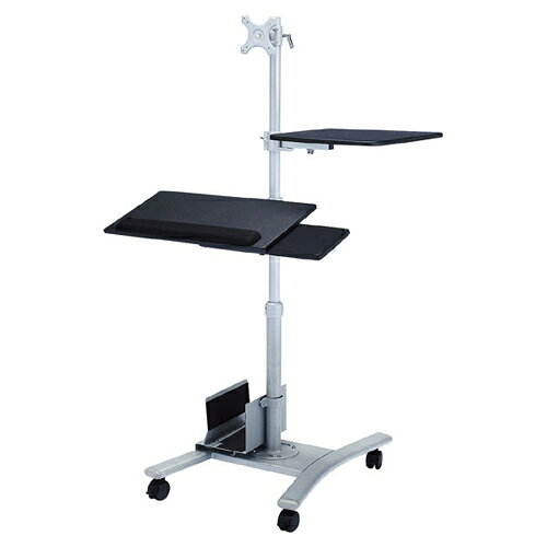 サンワサプライ キーボード台、CPUスタンド付き液晶モニタスタンド CR-LAST3 | モニタ 関連単語 アーム 台 スタンド 27 ライト インチ 24 引き出し 卓上 ワイヤレス 有線 パソコン pc usb マウス 無線 bluetooth アクセサリー 周辺機器 4k デュアル 32