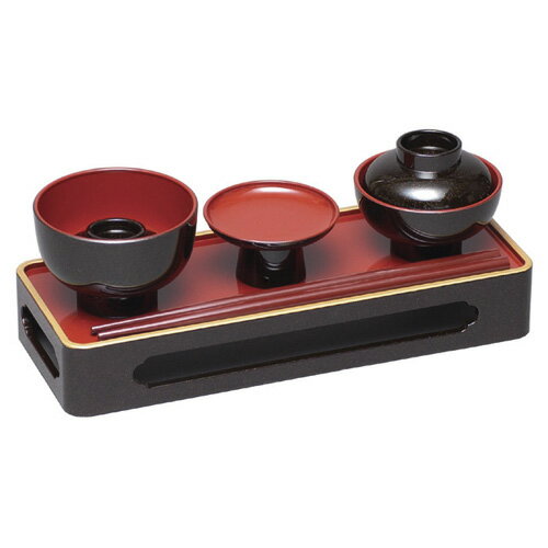 サンメニー 山中塗 毎日仏膳 金梨地 809838 関連：(アイディア 時短 グッズ 商品 生活 暮らし 便利 安全)勤労感謝の日 年末挨拶 引き出物 冠婚葬祭 長寿祝い 子供の日 米寿 入学 三回忌 成人の日(3)