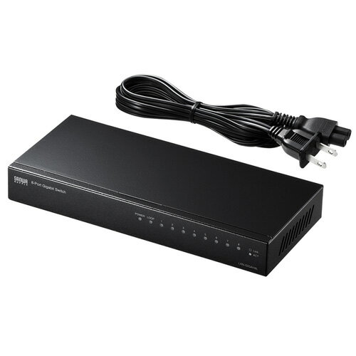 サンワサプライ Giga対応スイッチングハブ(8ポート)ループ検知機能つき LAN-GIGAH8L | ポート 関連単語..