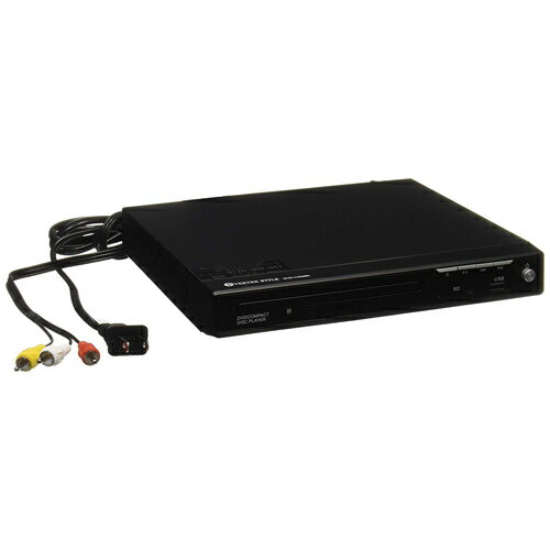 VERTEX DVDプレイヤー ブラック DVD-V305BK | 関連単語: 接続 再生 内蔵 ポータブル プレーヤー 映画 ..