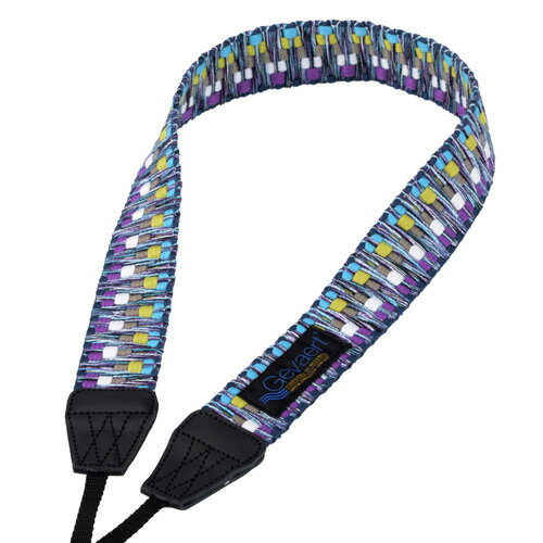 エツミ Gevaert カメラストラップ ビビッドシャギー ブルー/パープル VGV-004 | カメラ 関連単語 スト..