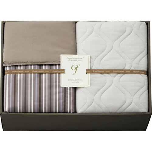 グランフランセ ヌーベル ウォッシャブルケット&クール接触冷感敷パット L8055055 関連：(アイディア ..