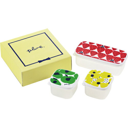 プルーン シール容器3点セット C5139066 関連：(アイディア 時短 グッズ 商品 生活 暮らし 便利 安全)..