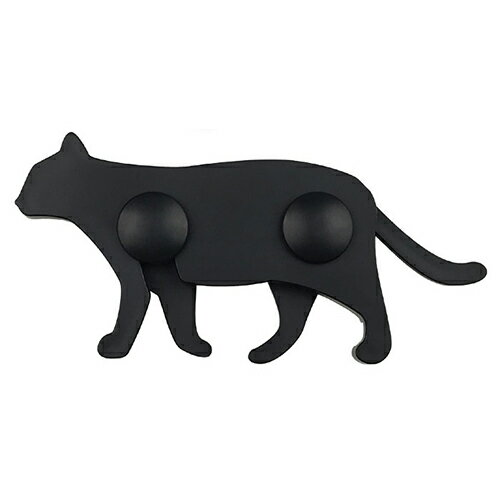 旭電機化成 ねこの安心扉ロック ブラック 8127681 関連：(アイディア 時短 グッズ 商品 生活 暮らし 便..