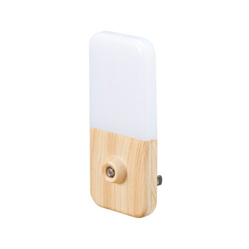 YAZAWA ナイトライト明暗ナチュラルウッドNASN23NW | ライト 関連単語 充電 LED おしゃれ ソーラー 乾..