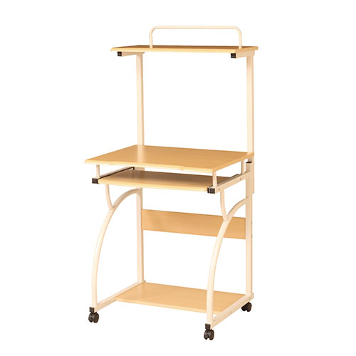 弘益 パソコンデスク ナチュラル PC-61T-NA | パソコン 関連単語 PC ノート デスクトップ デスク スタ..