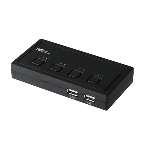 ラトックシステム VGAパソコン切替器(4台用) RS-430U | パソコン 関連単語 PC ノート デスクトップ デ..