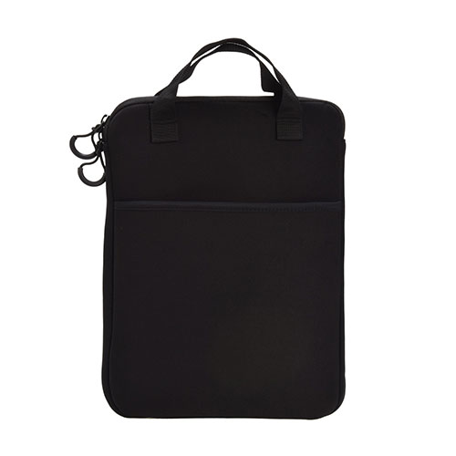 エツミ ピークビズ PCインナークッションケース 縦型ポケット付 ブラック 13.3インチ VPEAK-IN03 | 寝..