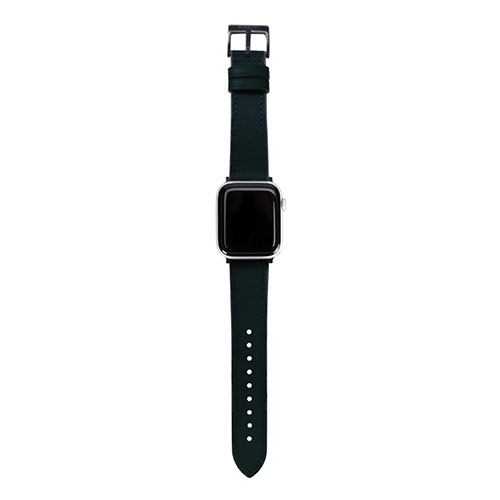 Good thing -グッドシング-のEGARDEN GENUINE LEATHER STRAP AIR for Apple Watch 41/40/38mm Apple Watch用バンド ディープグリーン EGD20597AW | Apple 関連単語 アップル watch 10 バンド se 9 充電器 充電 カバー ultra スマートフォン カード スマホ タブレット ギフト Pencil｜アングル2