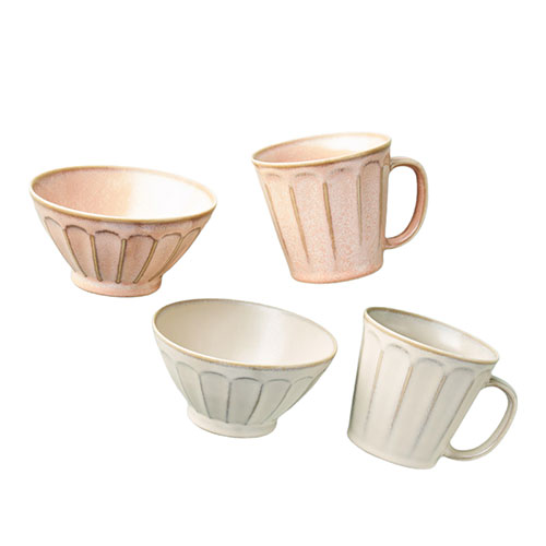 フルート マグ&飯碗ペア K20556828 関連：(アイディア 時短 グッズ 商品 生活 暮らし 便利 安全)米寿 ..