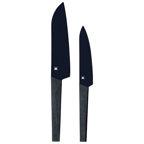 バイアキッチン ブラックキッチンナイフ2点セット K20752610 関連：(アイディア 時短 グッズ 商品 生活..