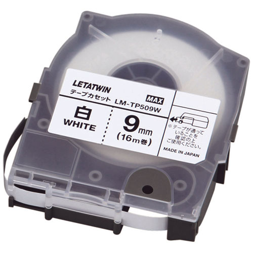 MAX ޥå 쥿ĥ ơץå 9mm  LM-TP509W LM90173 | ơ Ϣñ 饤 å ܡ ᥸㡼 饤...