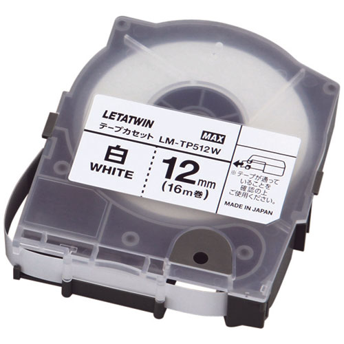 MAX ޥå 쥿ĥ ơץå 12mm  LM-TP512W LM90176 | ơ Ϣñ 饤 å ܡ ᥸㡼 饤...