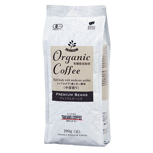 【12袋セット】 麻布タカノ タカノコーヒー オーガニックコーヒー プレミアムビーンズ AZB1012X12 | コ..