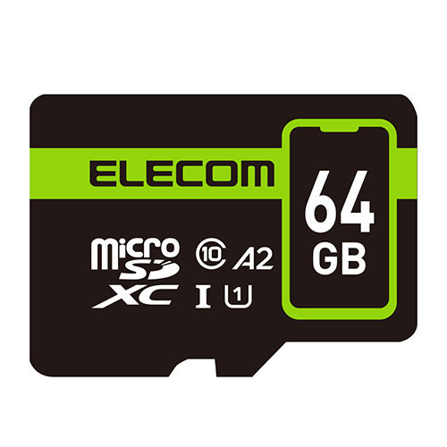 エレコム スマホ用 microSDXC メモリカード MF-SP064GU11A2R | スマホ スマートフォン 関連単語 ケース..