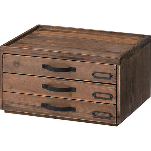 東谷 ドキュメントチェスト3D ブラウン CCR-105 関連：(アイディア 時短 グッズ 商品 生活 暮らし 便利 安全)(3)