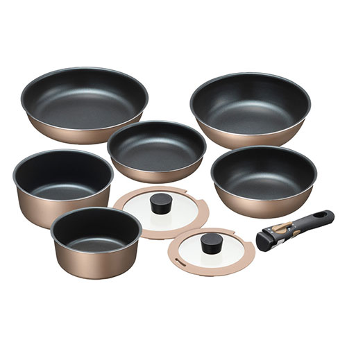 ブラナーノ IH対応着脱ハンドル鍋6点セット 22402403 | IH対応 調理 料理 関連単語 鍋 土鍋 ステンレス..