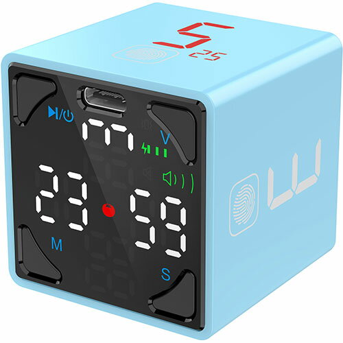 llano TickTime Cube 楽しく時間管理ができるポモドーロタイマー ブルー TK1-SB1 関連：(アイディア 時短 グッズ 商品 生活 暮らし 便利 安全)