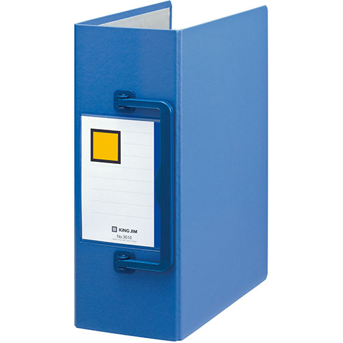 【5個セット】 KING JIM キングジム キングファイル スーパードッチ 特厚100mm 青 KJ-3510-BLX5 関連:(アイディア 時短 グッズ 商...