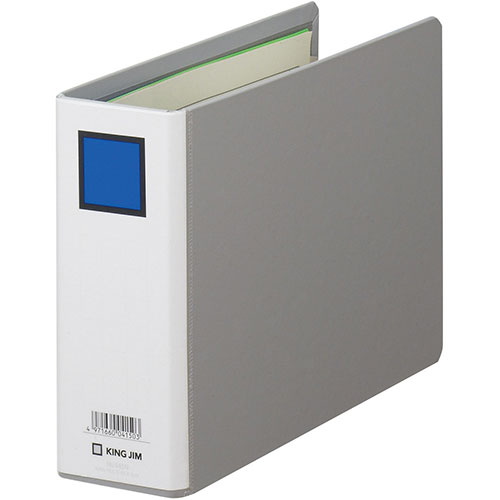 【5個セット】 KING JIM キングジム キングファイルG A5E グレー KJ-945NX5 関連：(アイディア 時短 グ..