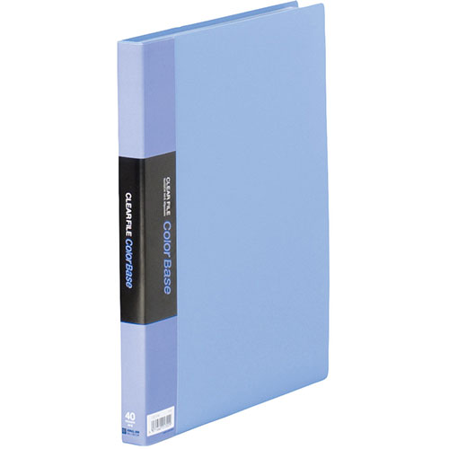 【5個セット】 KING JIM キングジム クリアーファイルカラーベース 青 KJ-132CW-BLX5 関連：(アイディ..