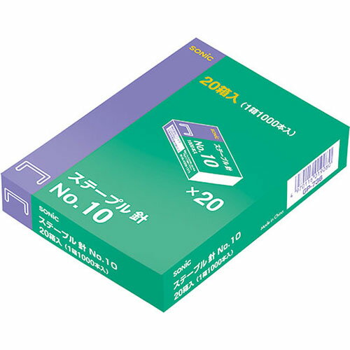 【5個セット】 ソニック SONiC ステープル針 20箱入 GP-736X5 | テープ 関連単語 ライト カッター ボー..