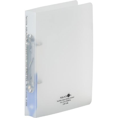 LIHIT LAB. リングファイル ツイストリング 2穴 乳白 F-5006-1-MW 関連：(アイディア 時短 グッズ 商品..