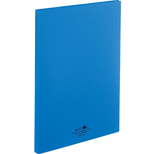 LIHIT LAB. 名刺帳 ポケット交換タイプ A4 300カード 青 A-5042-8-BL | 名刺 関連単語 名刺入れ レディース メンズ ホルダー 革...