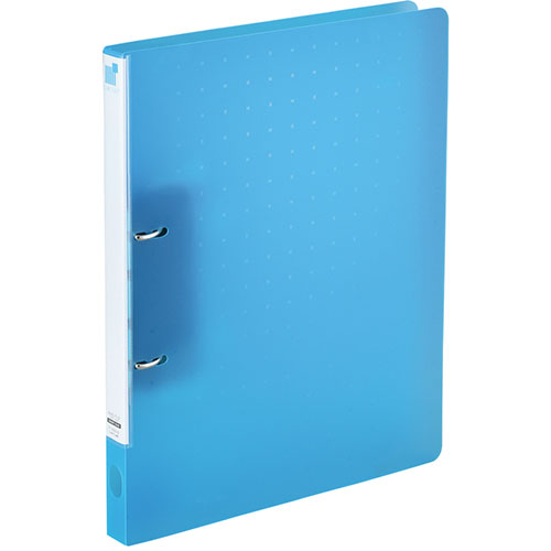 LIHIT LAB. ツイストリングファイル スマートスリム A4 ブルー F-7005-8-BL 関連:(アイディア 時短 グッズ 商品 生活 暮らし 便利 ...