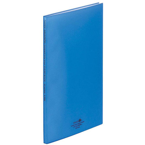 LIHIT LAB. クリヤーブックA4 20枚ポケット 青 N-5000-8-BL 関連：(アイディア 時短 グッズ 商品 生活 ..