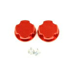 Ropos ロポス ティアオフボタン レッド ヘルメットバイザーアクセサリー for ARAI(GP・CKシリーズ）2個..