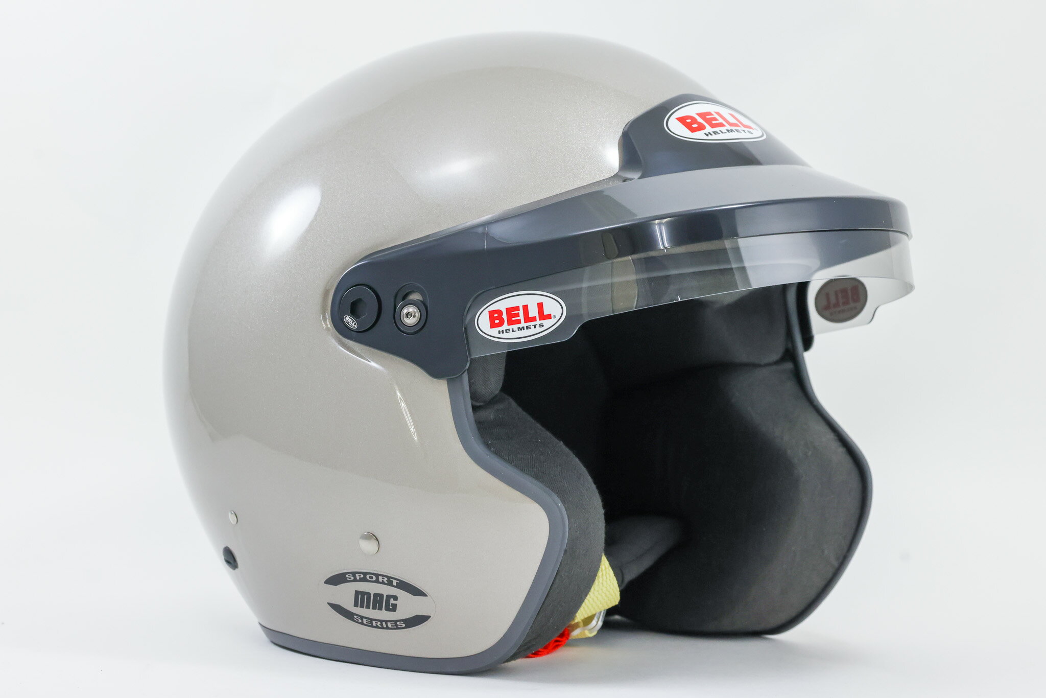 BELL RACING ヘルメット MAG チタニウム オープンフェイスタイプ HANSクリップレスモデル FIA公認8859-2015 SA2015 (1435AXX)