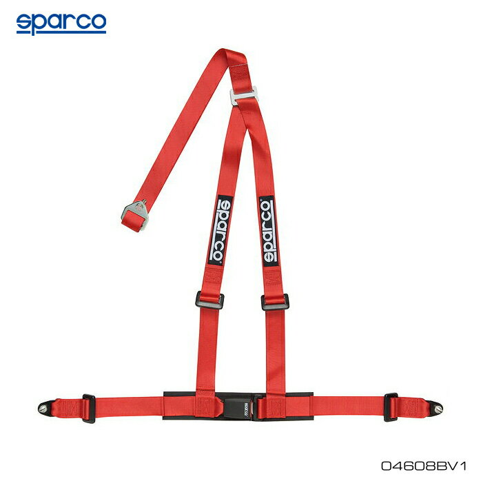 SPARCO スパルコ チューニングハーネス CLUB H-3 プレート固定タイプ 3点式シートベルト 走行会・スポ..