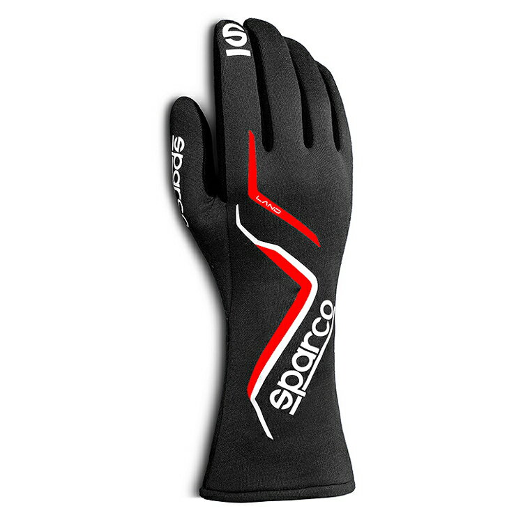 SPARCO スパルコ LAND2022 GLOVE ブラック レーシンググローブ スウェードタイプ FIA8856-2018公認 (001363-NR)