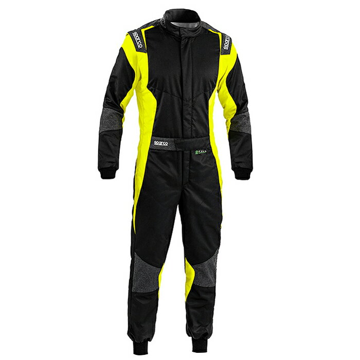 SPARCO スパルコ FUTURA R579 レーシングスーツ ブラック×イエロー FIA8856-2018公認 (001155NRGF) FULL EFFICIENCY SUIT