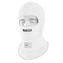 SPARCO スパルコ RW-10 SHIELD PRO BALACLAVA フェイスマスク ホワイト 1ホール X-COOL FIA8856-2018 (001407BO) MY2023