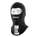 SPARCO スパルコ RW-11 EVO BALACLAVA フェイスマスク ブラック 1ホール X-COOL FIA8856-2018 (001408NR) MY2023