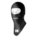 SPARCO スパルコ RW-7 DELTA BALACLAVA フェイスマスク ブラック 1ホール X-COOL FIA8856-2018 (001410NR) MY2025