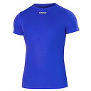 SPARCO スパルコ B-ROOKIE T-SHIRT ショートスリーブ ブルー 半袖 アンダーウェア レーシングカート用 (002204AZ)