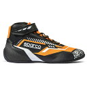 2025NEWモデル!SPARCO スパルコ K-ROCK レーシングシューズ オレンジ×ブラック レーシングカート・走行会用 (BKB0001B0K04) ※四輪レース使用不可(2)